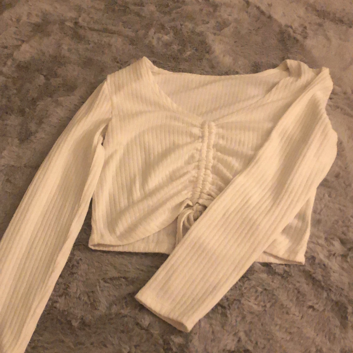 Vit tröja snöre - 44