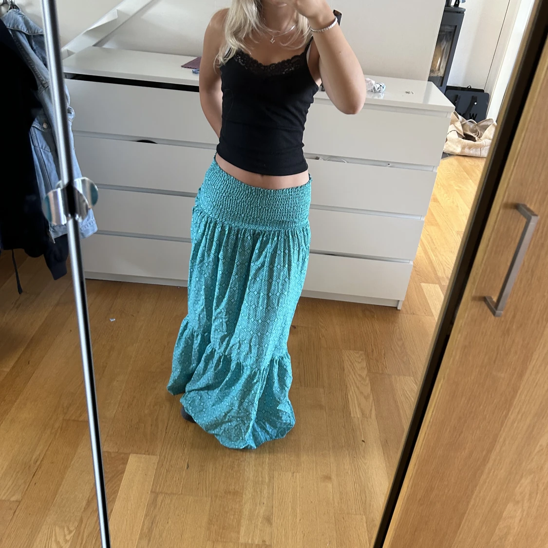 Zara grön långkol - 91