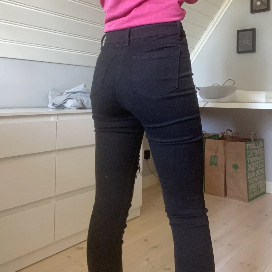 Svarta skinny jeans - 90