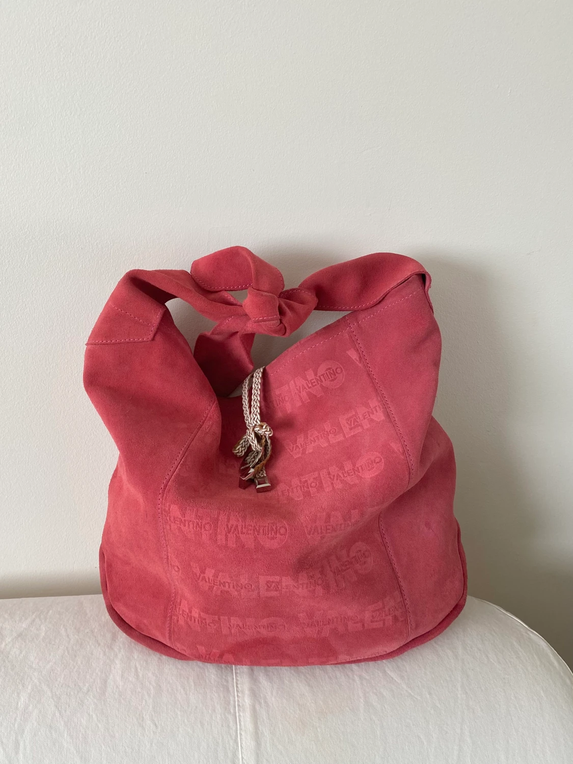 Rosa valentino mocka väska 