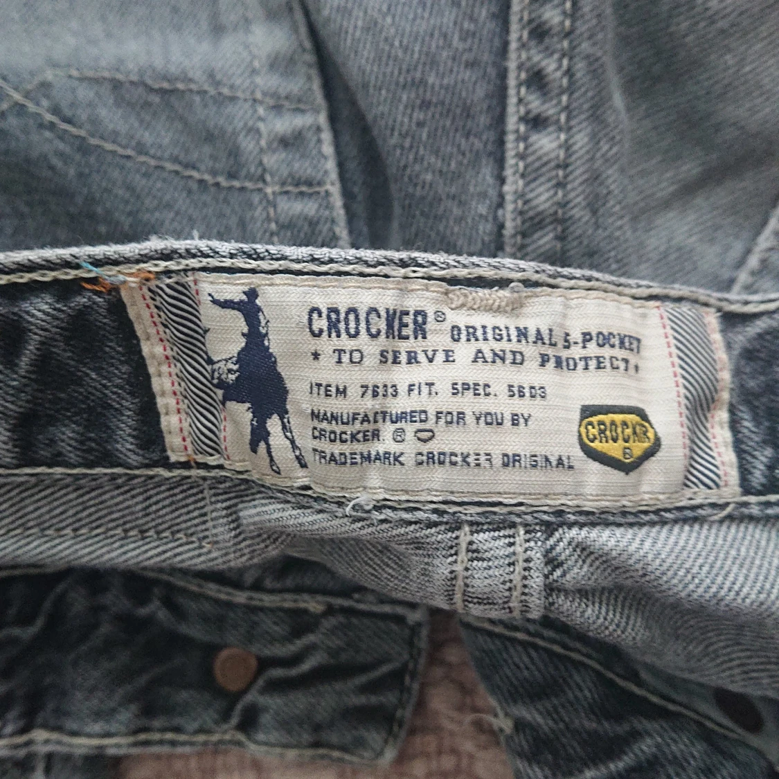 Fina gråa bootcut jeans  - 1