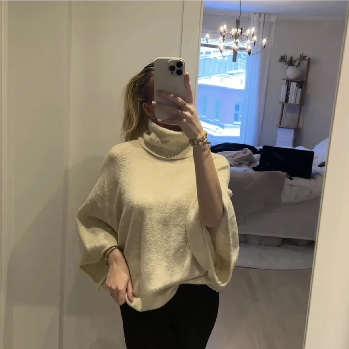 Stickad t-shirt  - 90