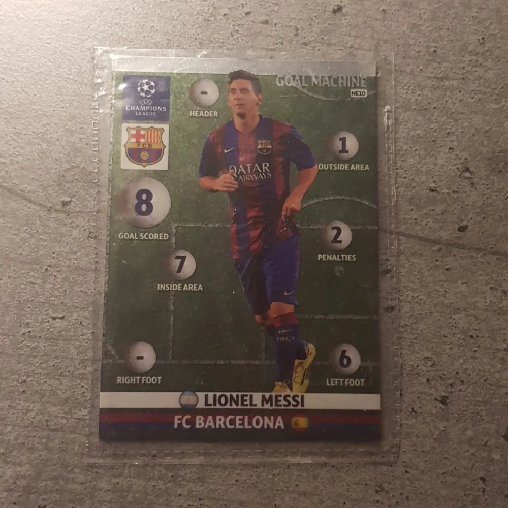 Rare Messi Goal Machine Card. Priset på den kan vara upp till 499 kr ungefär. Mitt pris 100kr . Övrigt.