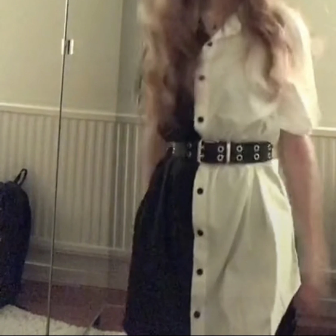 Svartvit klänning - 91