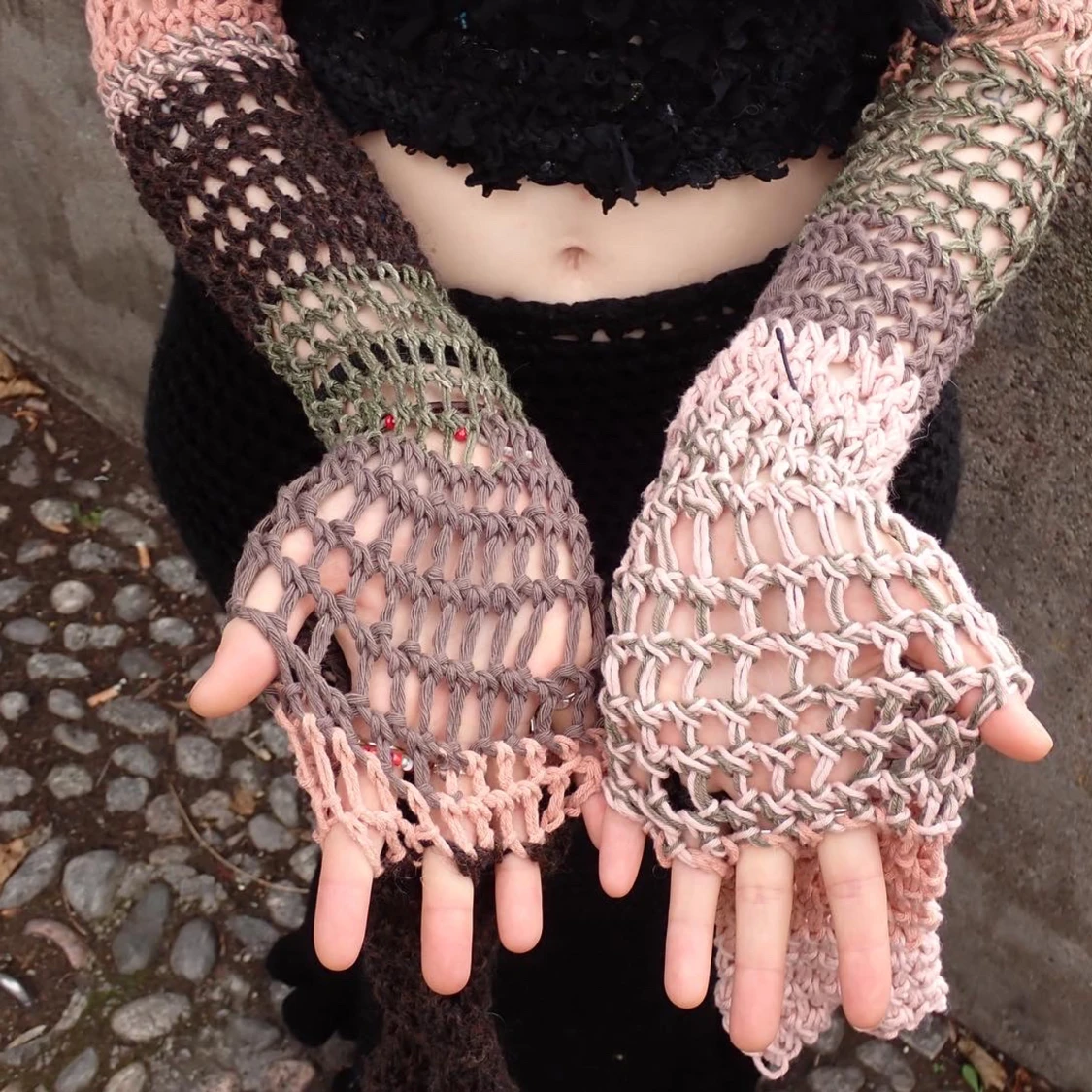 Bolero virkad brun - 91