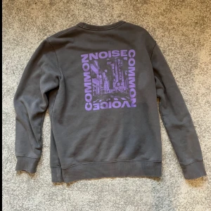 Tröja - Säljer denna tröja med tryck på ryggen🤩(Det är skugga inte fläckar på andra bilden)