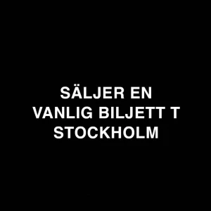säljer en vanlig biljett t hov1 betongparken  - säljer min biljett då jag har fått tag på en annan biljett. Pris kan diskuteras via snabbt köp