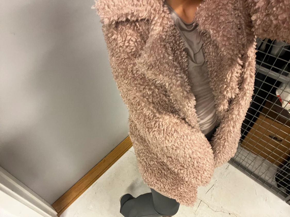 Rosa päls jacka  - 90