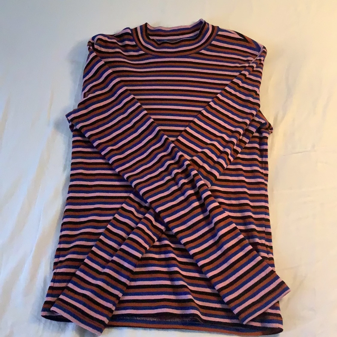 Randig långärmad tröja - 90