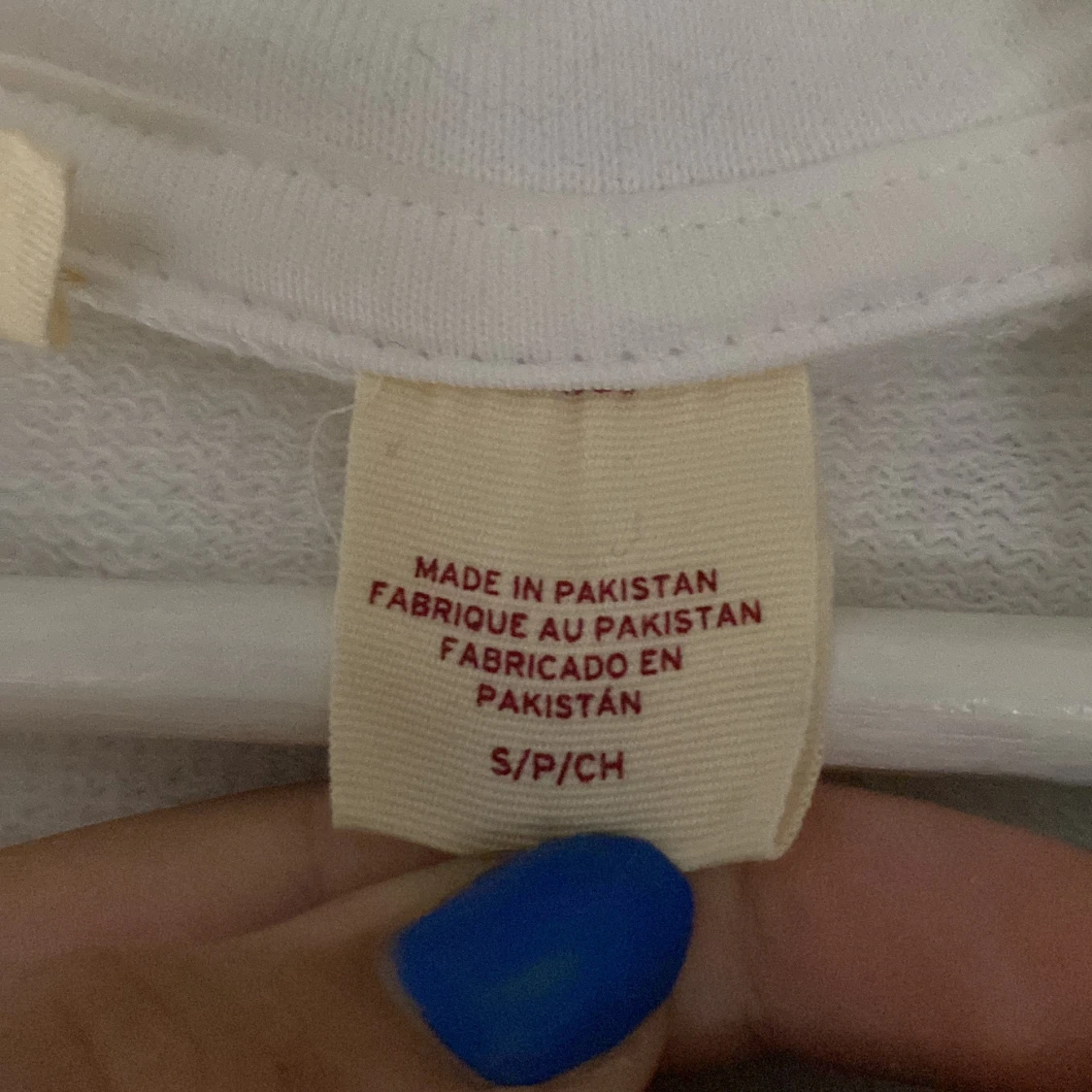 Levi’s hoodie vit/röd  - 91