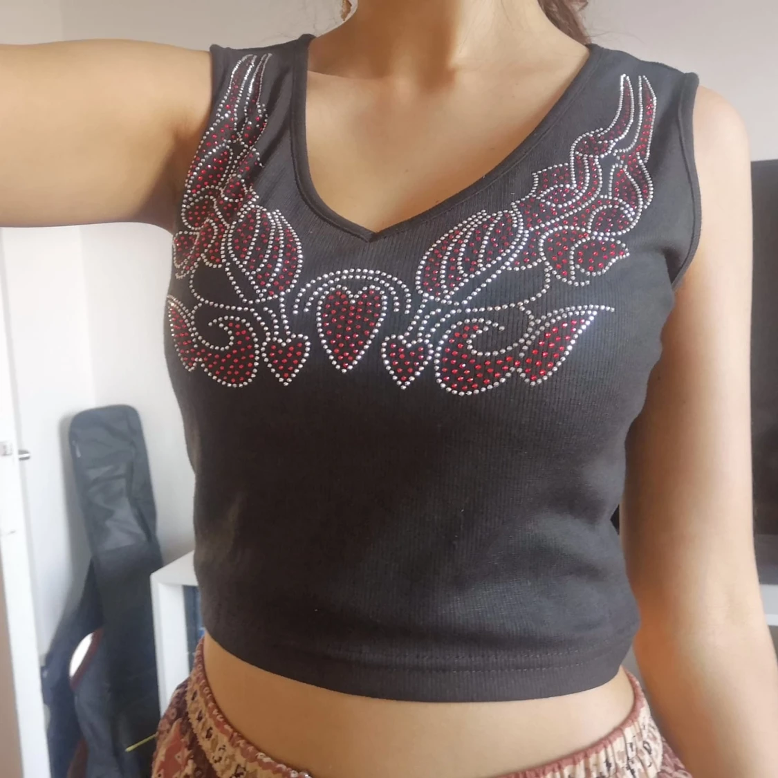 2000 replika tshirt med paljetter 