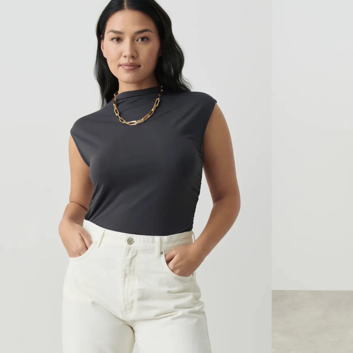 Gina Tricot topp 🩶 - 90