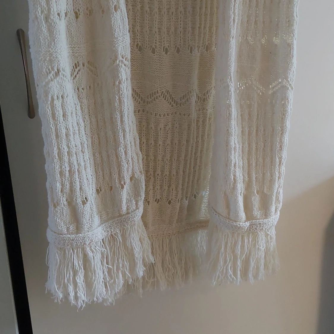 Lång virkad väst - 91