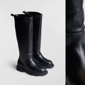 Boots - Säljer ett par svarta boots ifrån ginatricot. På hemsidan heter dom ”Amber knee high boots”. Skorna är i nyskick, har inte kommit till användning då dom är en aning för stora. Passar någon som har storlek 37/38. 💗😊