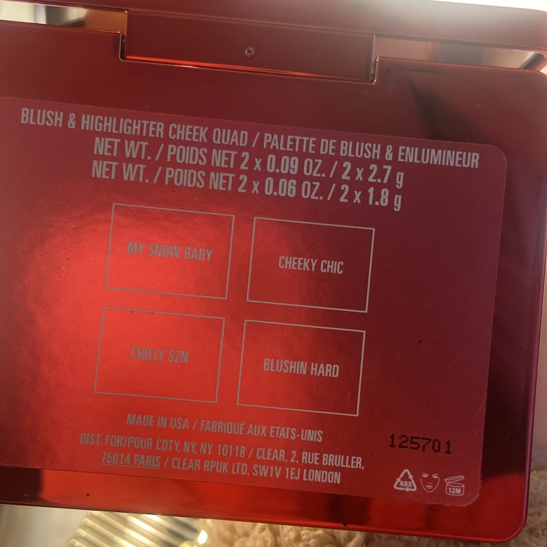 Jätte fin Kylie Jenner palett - 91