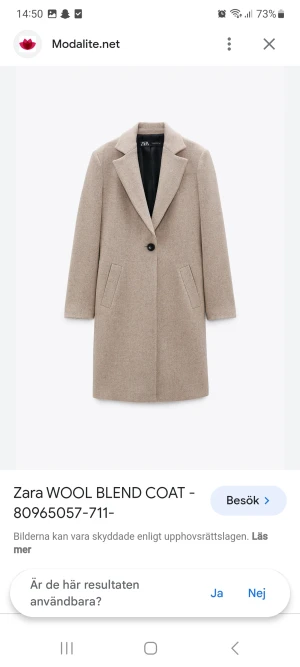 Kappa beige st M  - Ny kappa st M 