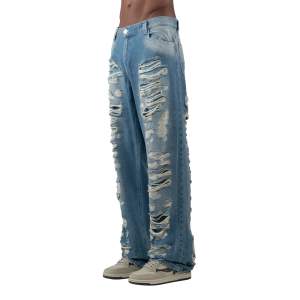 Vicinity jeans ”Distressed Denim Light Blue” i perfekt skick köptes från vicinityclo.de för några månader sen, Storlek XS sitter som 30/30. Hör av er vid frågor!