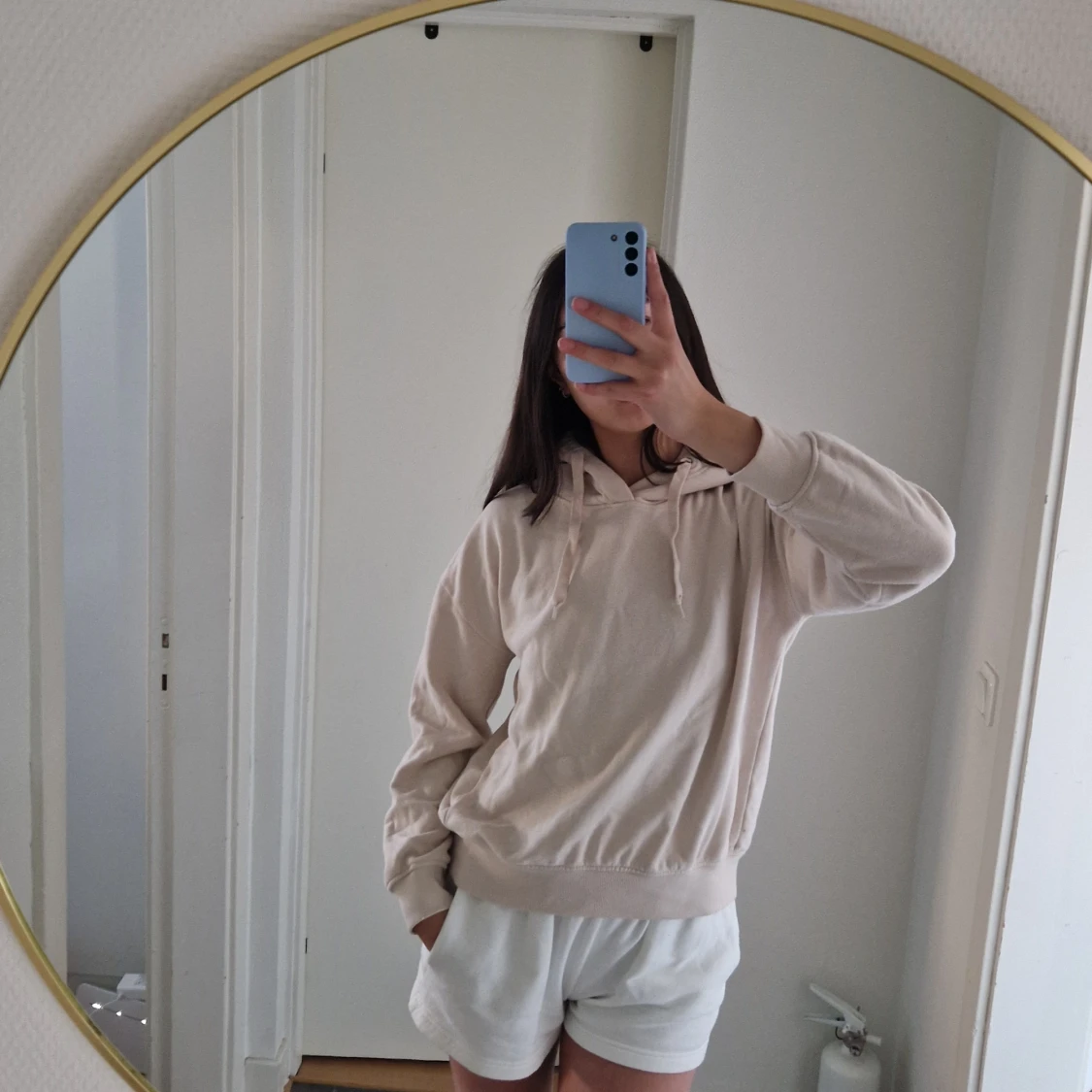 Beige hoodie