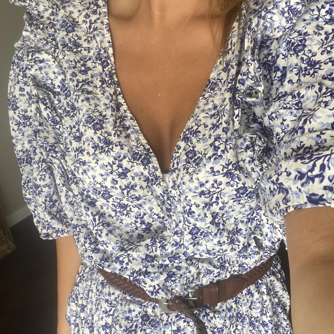 Blommig klänninf - 90