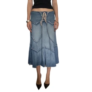 Jeans kjol - As cool lång jeans kjol💥💥