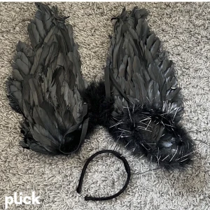 Halloween  - Säljer änglavingar och Gloria från partykungen. I fint skick och endast använd en gång. Möts endast upp för att kunna leverera i bästa skick, glorian skulle jag kunna posta❤️. Perfekta nu när halloween närmar sig ☺️