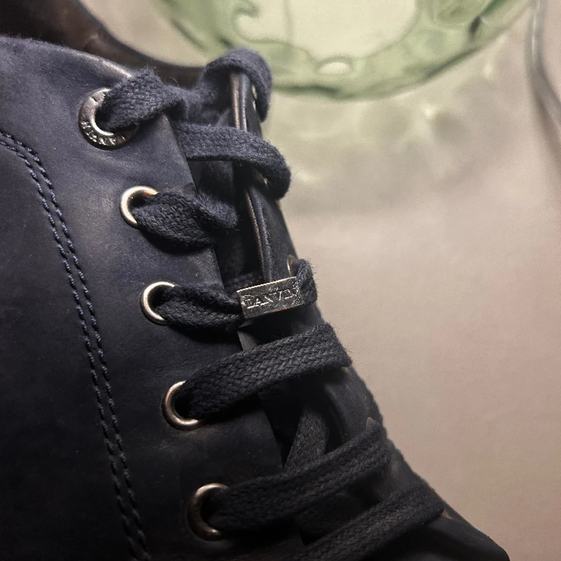 Lanvin nubuck low sneaker - 90