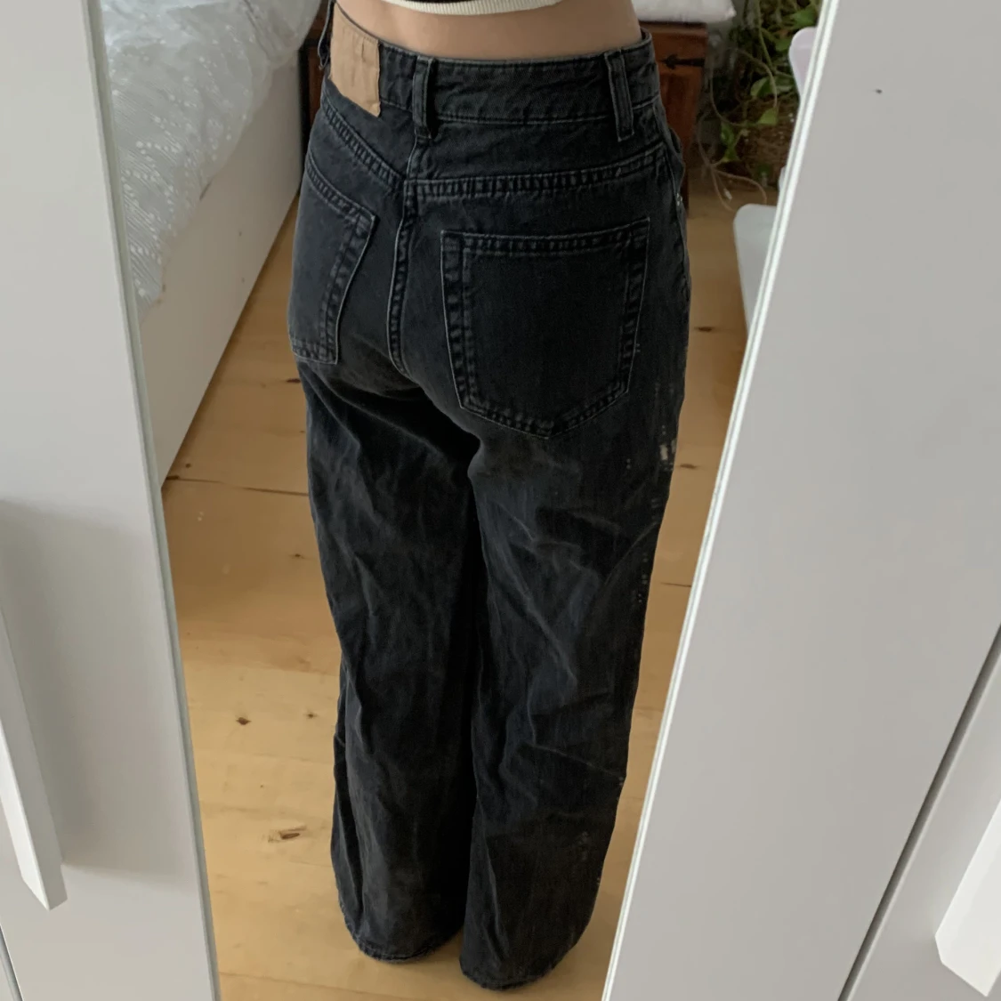 Svarta baggy jeans - 91