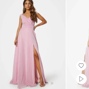 Balklänning - Säljer min balklänning som jag använt en gång. Den är i nyskick och är uppsydd av sömmerska för att passa någon som är runt 160cm lång🩷 köparen betalar frakten😊