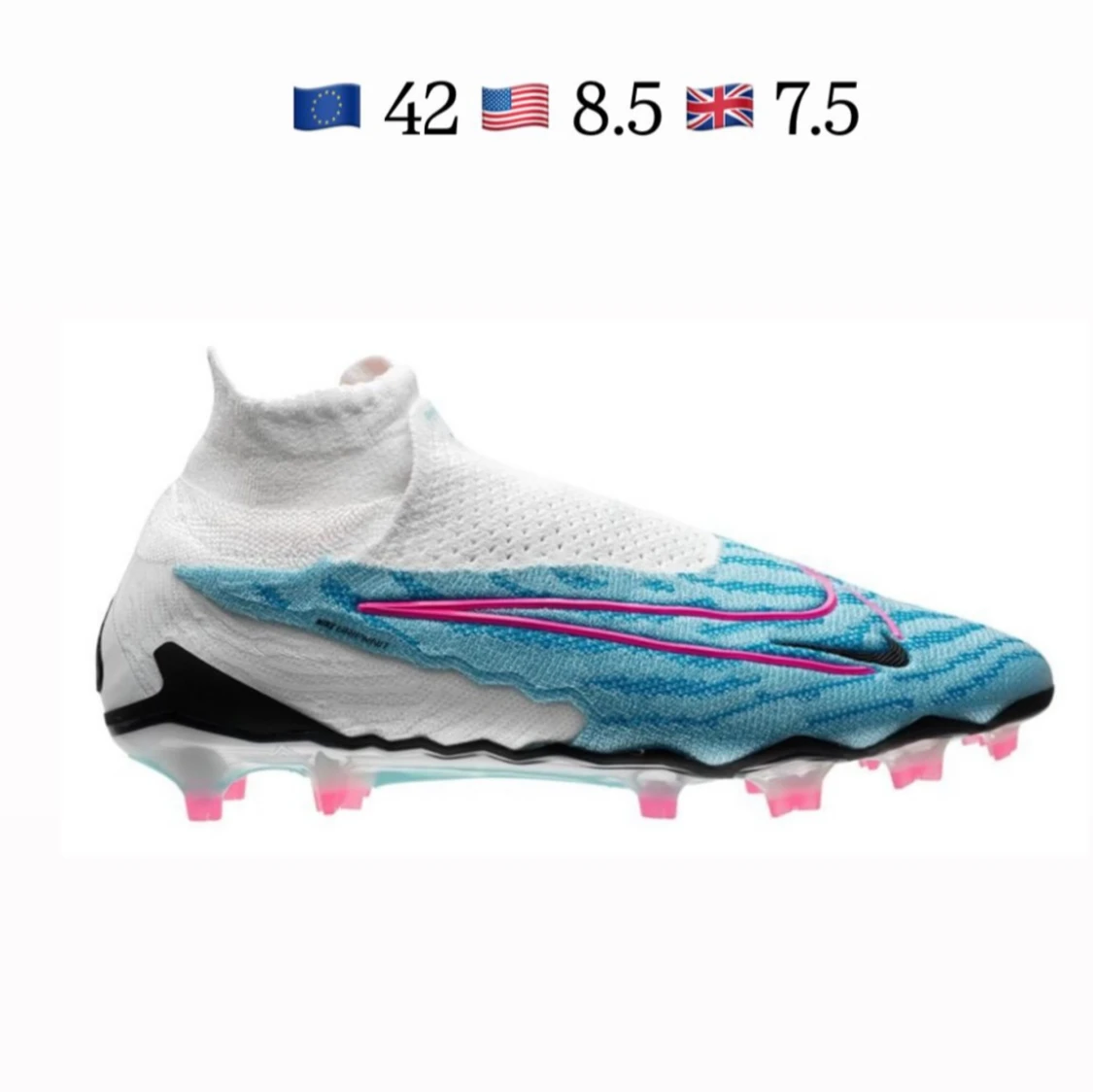 Nike Phantom GX Elite fotbollsskor blå/vit - 2