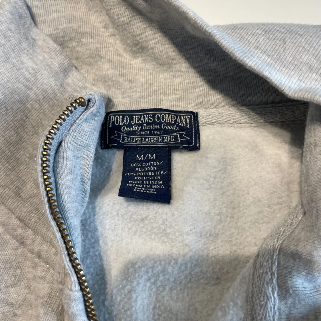 Grå ziptröja Polo Jeans Ralph Lauren - 1