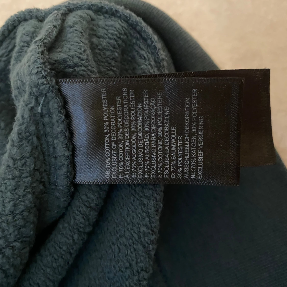 Mörkgrön hoodie från The North Face M - 2