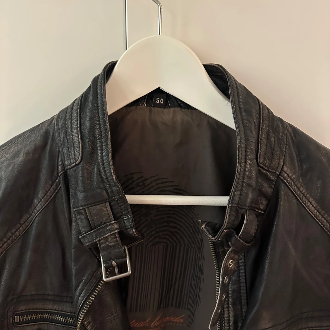 Skinnjacka i äkta skinn  - 2