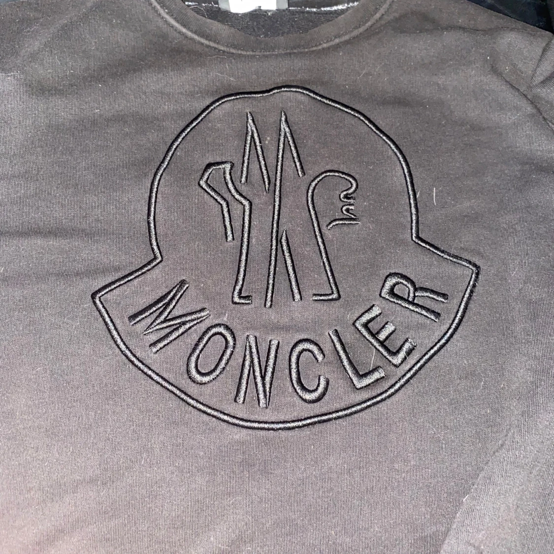 Svart sweatshirt från Moncler Grenoble