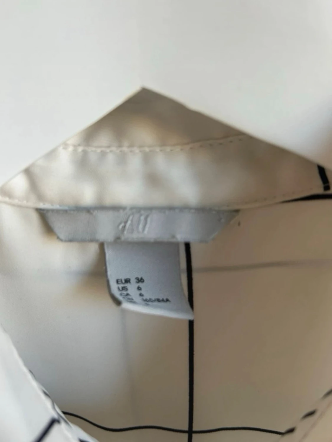 Vit rutig skjorta från H&M - 2