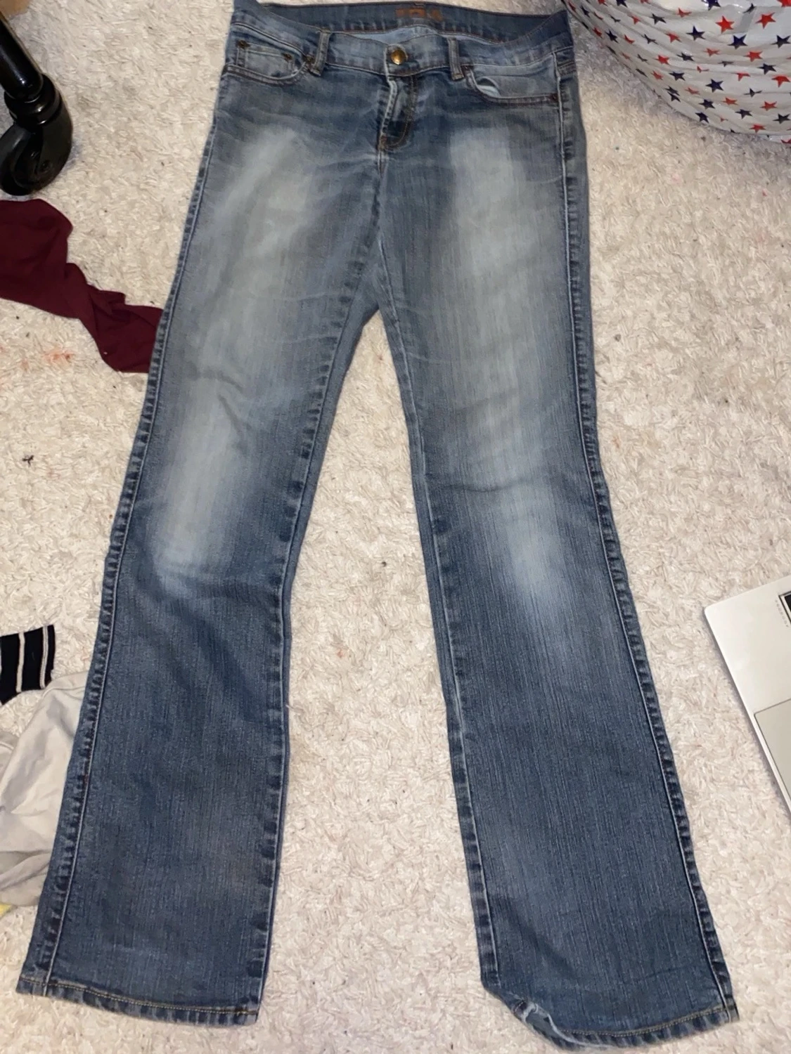 Blå bootcut jeans från Zoul - 1