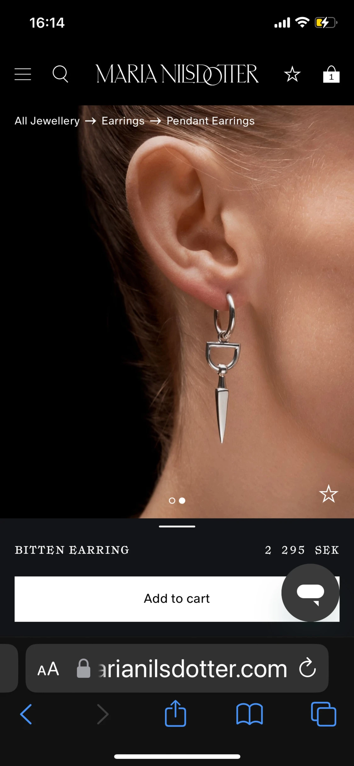 Maria Nilsdotter örhäne - 1