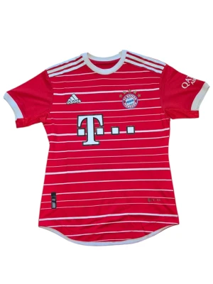 Bayern München tröja st S - Hej Jag säljer nu min Bayern München tröja. Jag säljer pga att jag inte längre vill ha den Hoppas att ni har intresse för den. St S     Mvh Liam