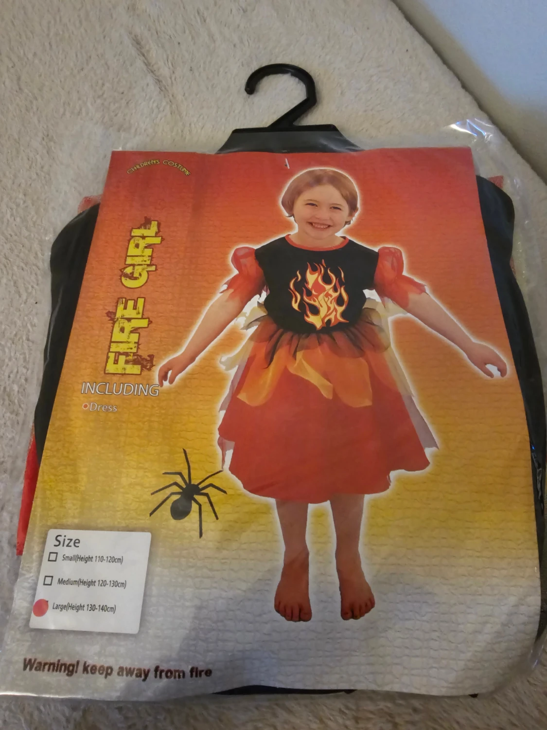 Fire Girl väst med eldtryck