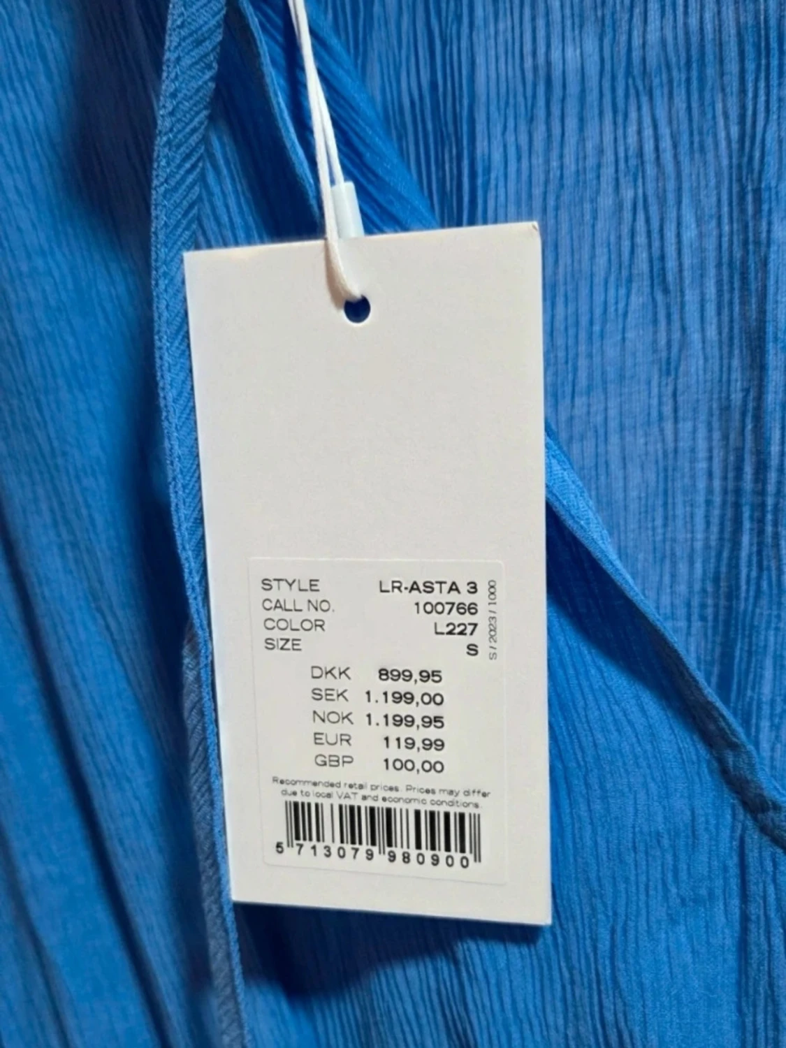 Levaté Midiklänning Lr Asta 3 Krinklad Viscose Stl S - 1