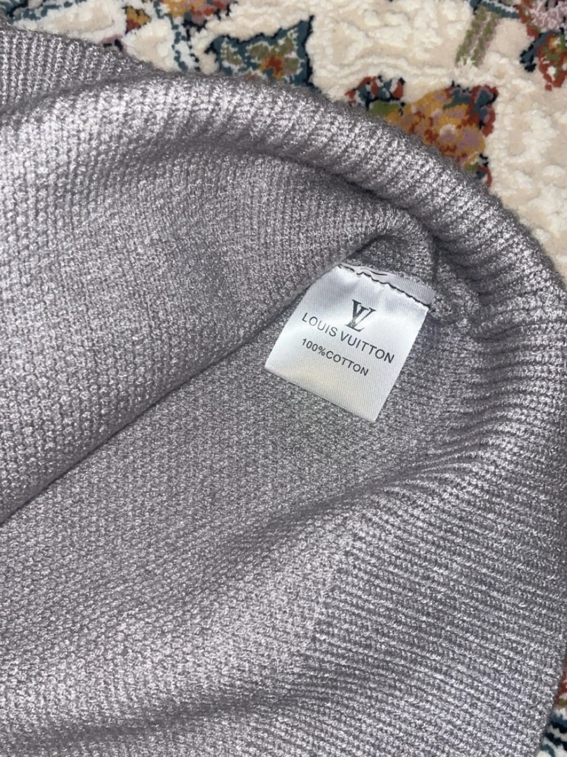 Grå stickad tröja från LouissVuitton - 3