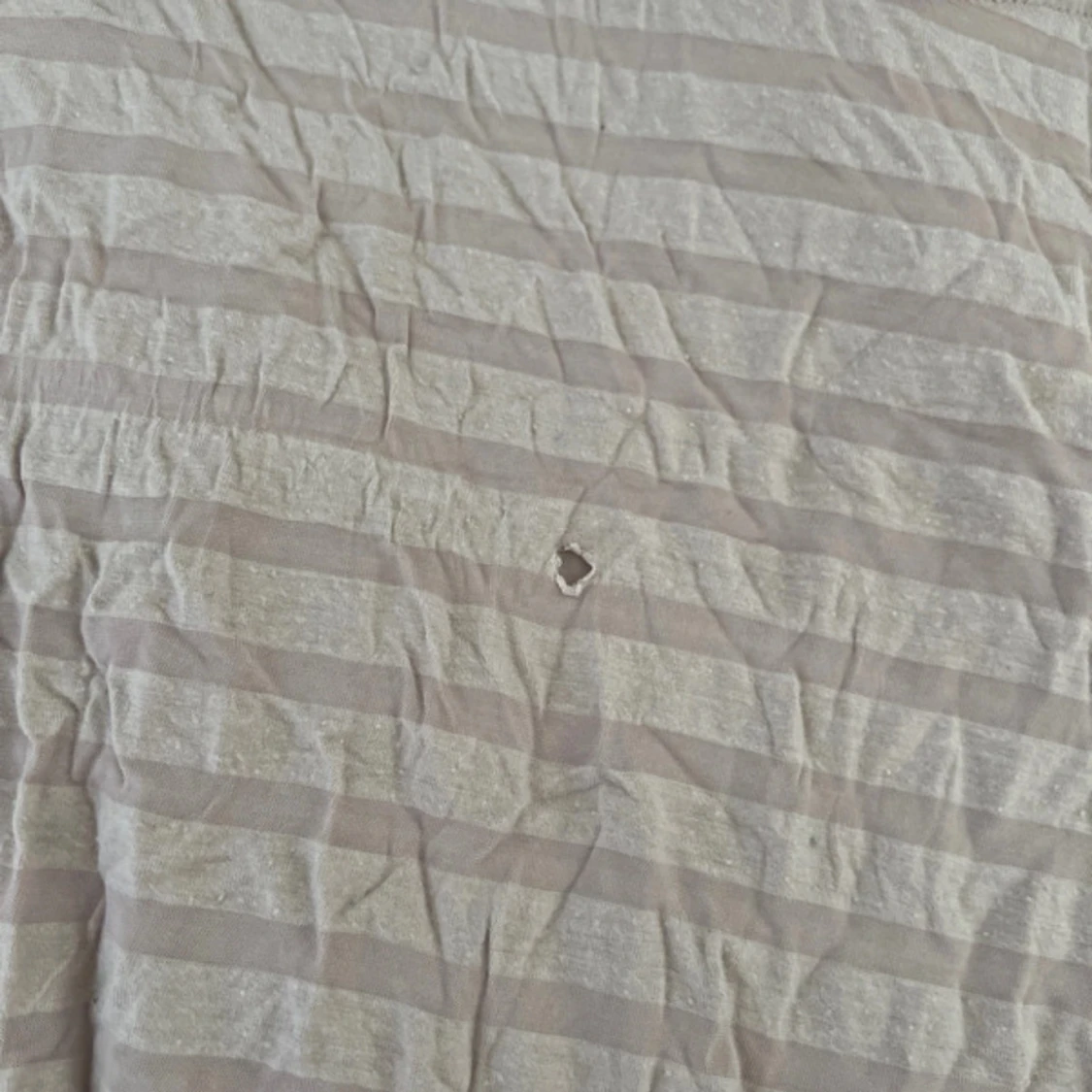 Beige randig topp från frk - 4