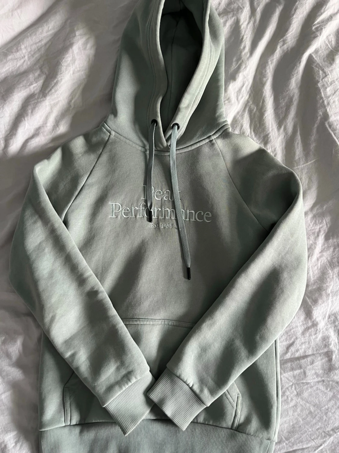 Ljus Grön hoodie från Peak Performance