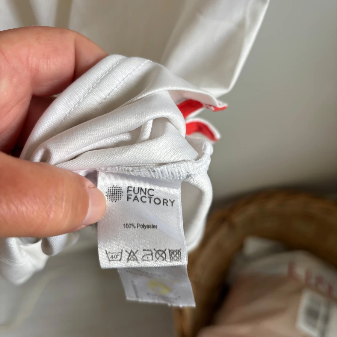 Gråvit mönstrad piké från Func Factory - 3