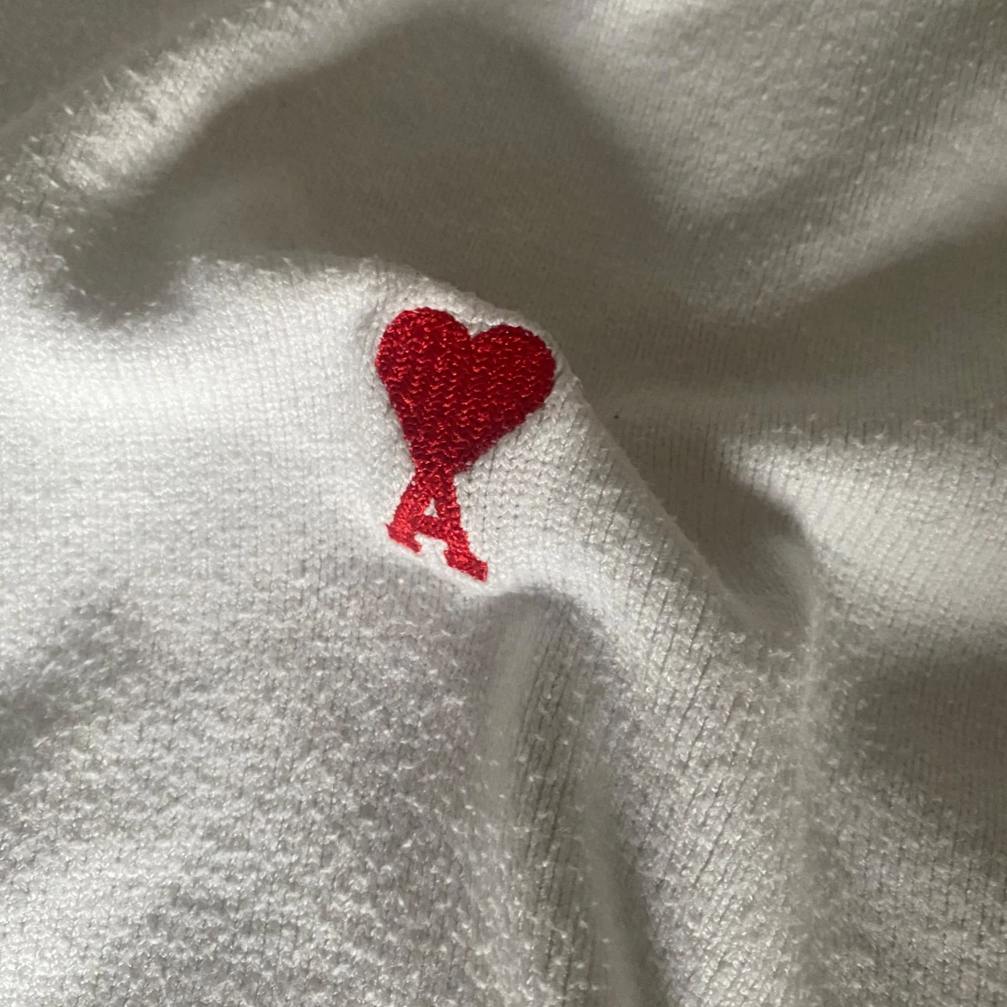 Vit stickad tröja från Ami - 2