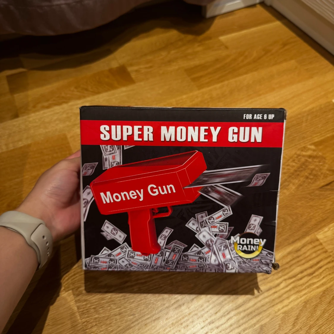 Money Gun för stora födelsedagar