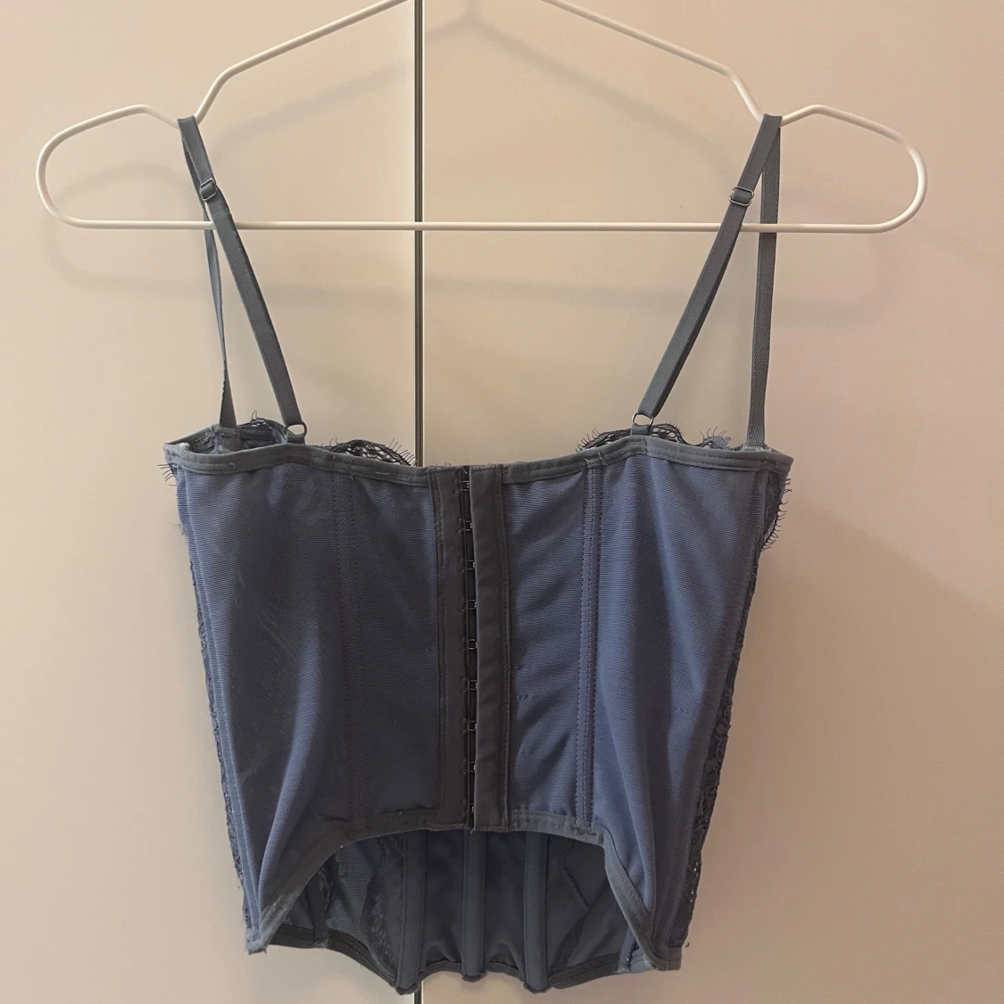 Blå spetskorsett - 2