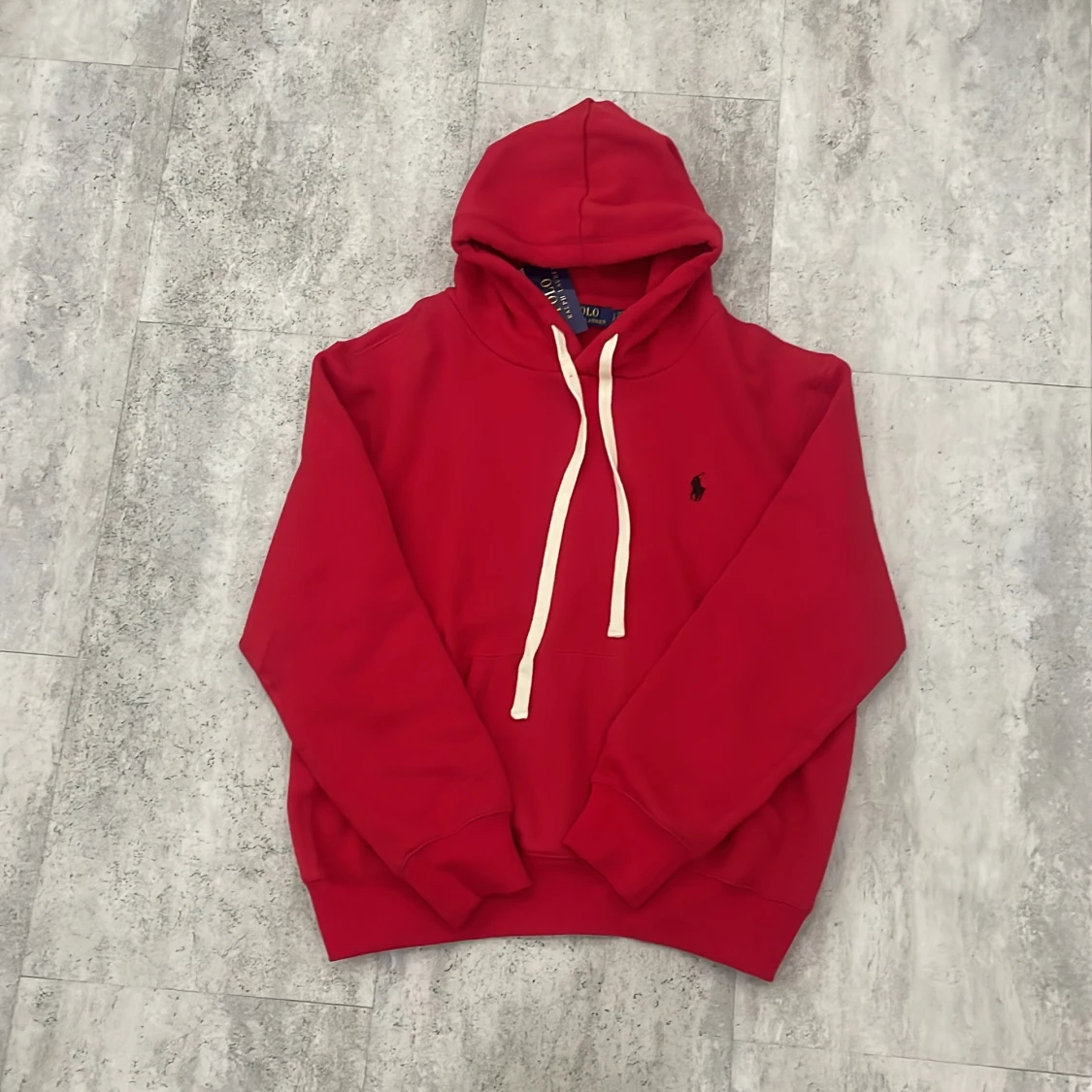 Röd hoodie från Polo Ralph Lauren