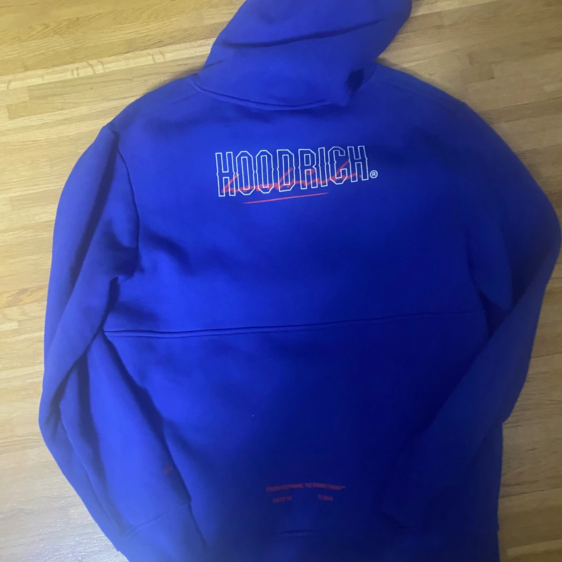 Blå hoodie från Hoodrich med tryck - 1