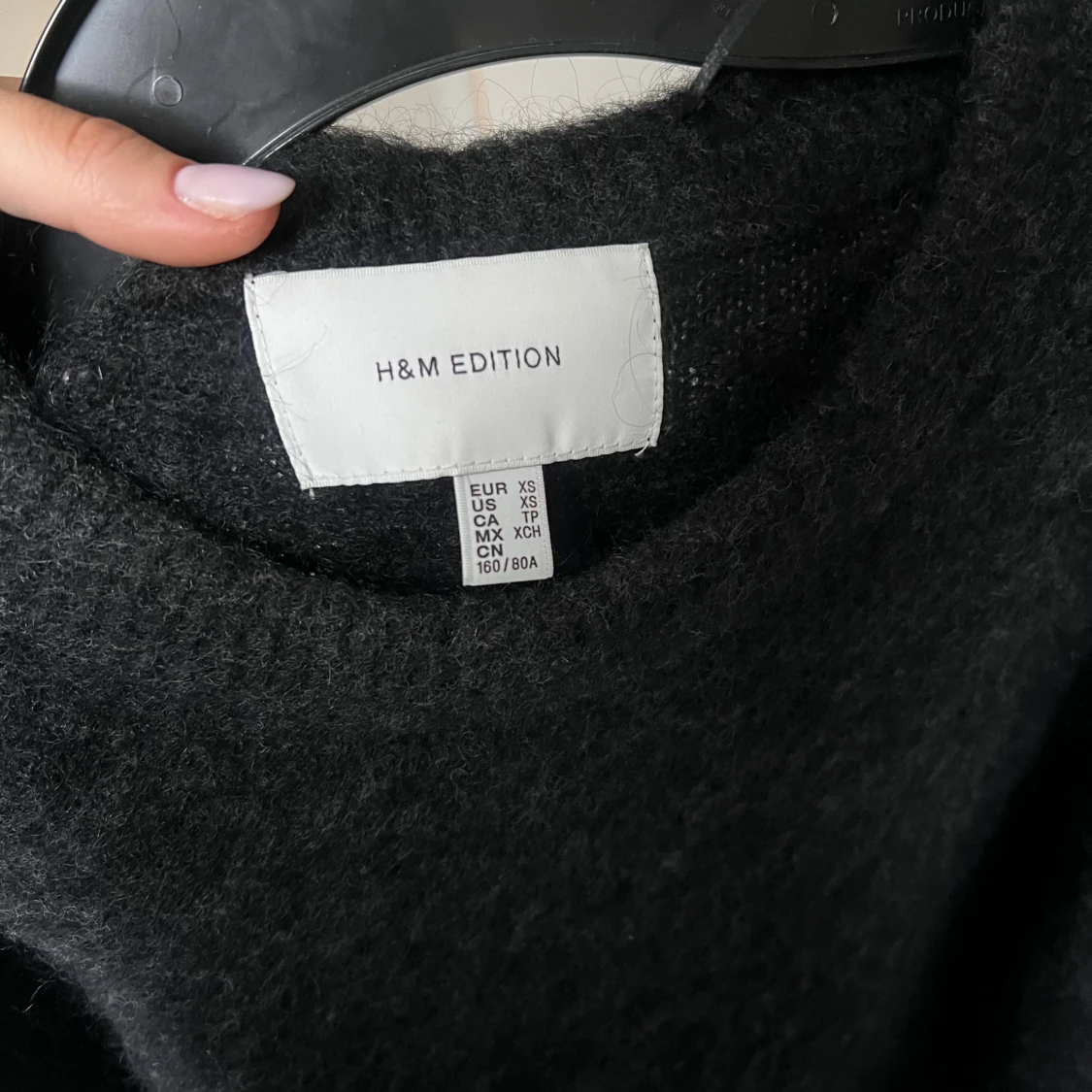 Mörkgrå stickad tröja H&M Edition - 3