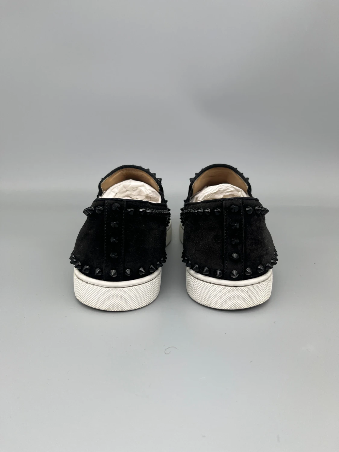 Christian Louboutin Pik Boat Spikes Sneaker Svart - 4